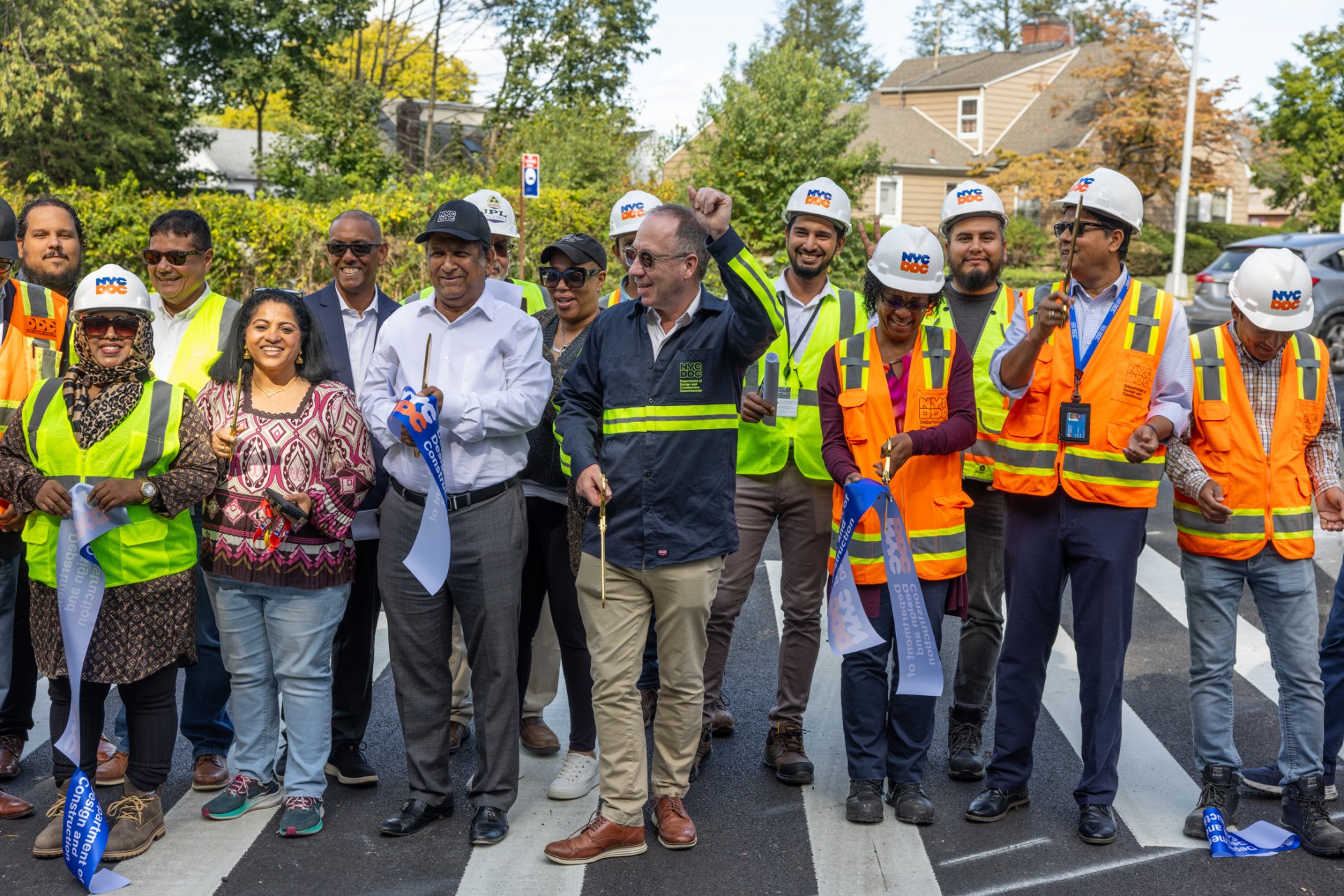 Ribbon Cutting Ceremony: Reconstruction of Center Median in Union Turnpike, Borough of Queens