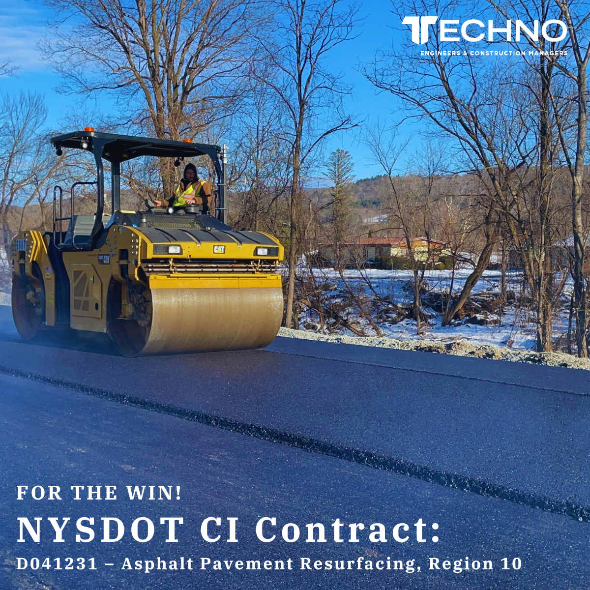 NYSDOT -  CI Contracts D041231 – Asphalt Pavement Resurfacing, Region 10